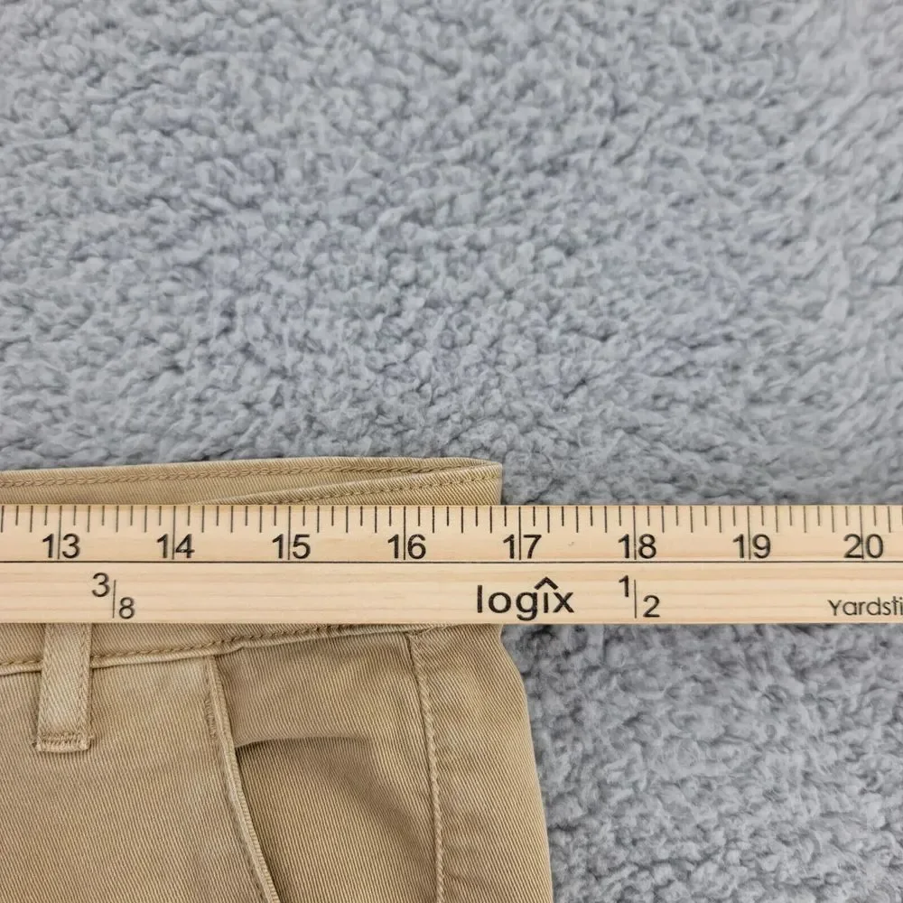 Levis Pants Mens 34x31* Tan Slim Straight Twill Chino Flat Front Stretch Pockets